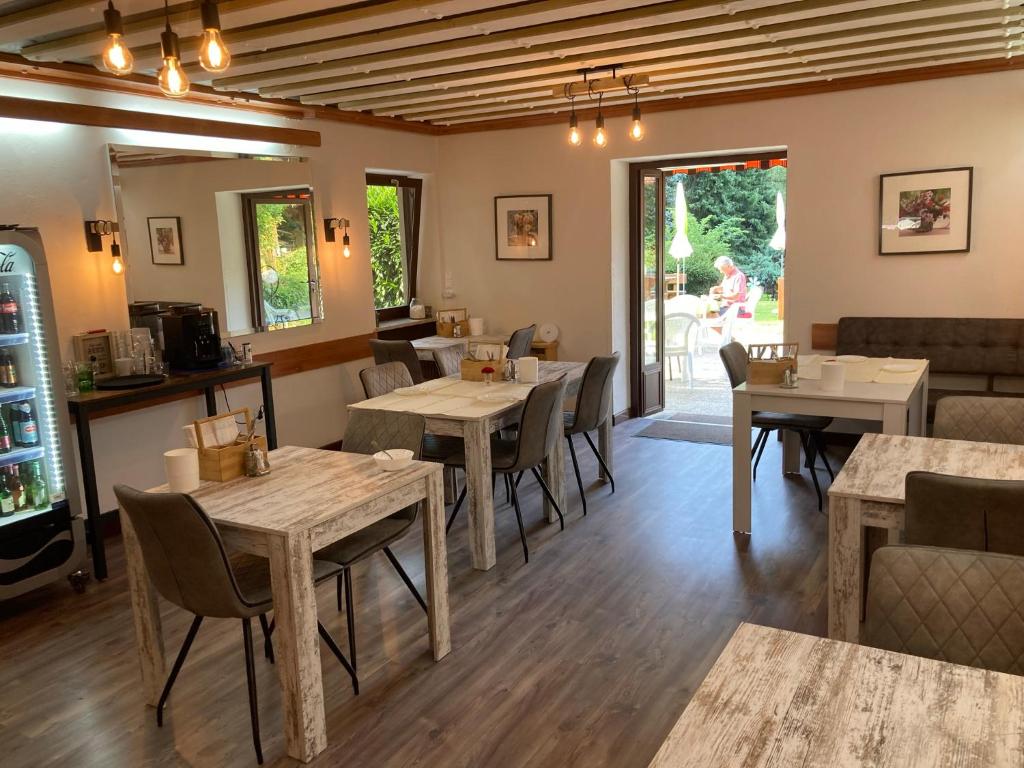 Posezení v ubytování B&B Pension Karlsdorfer Hof