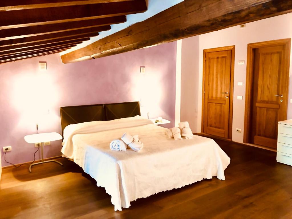 Postel nebo postele na pokoji v ubytování Bed & Breakfast Montepulciano