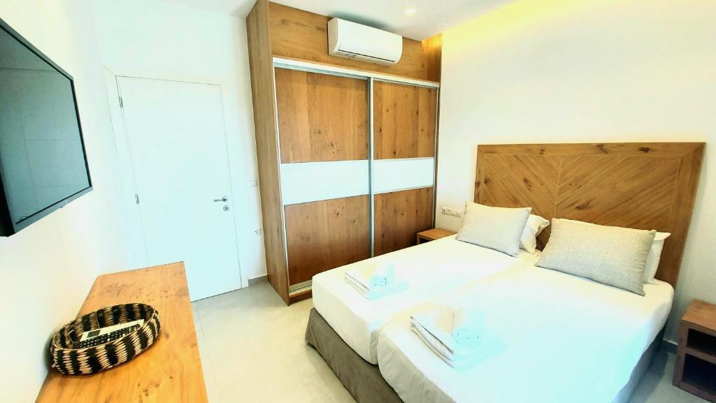 Privilege houses Mykonos - 初级套房共享游泳池和海景