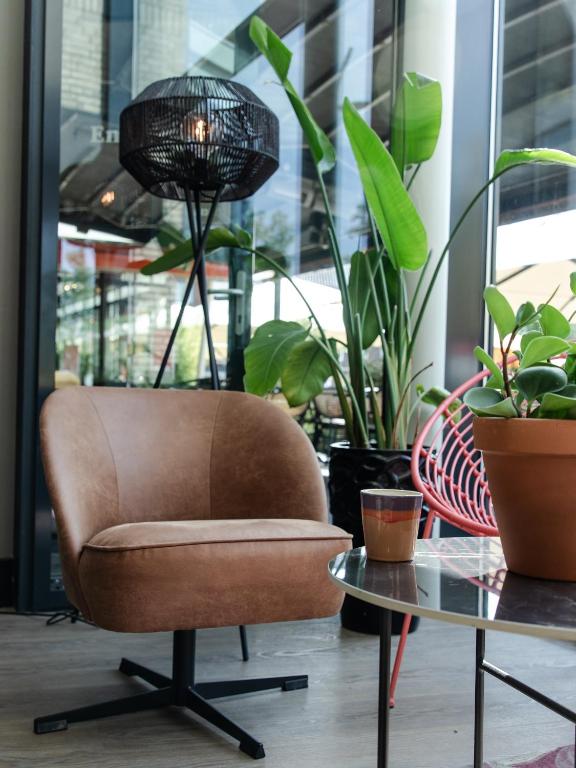 Posezení v ubytování Hotel Restaurant Grandcafé 't Voorhuys