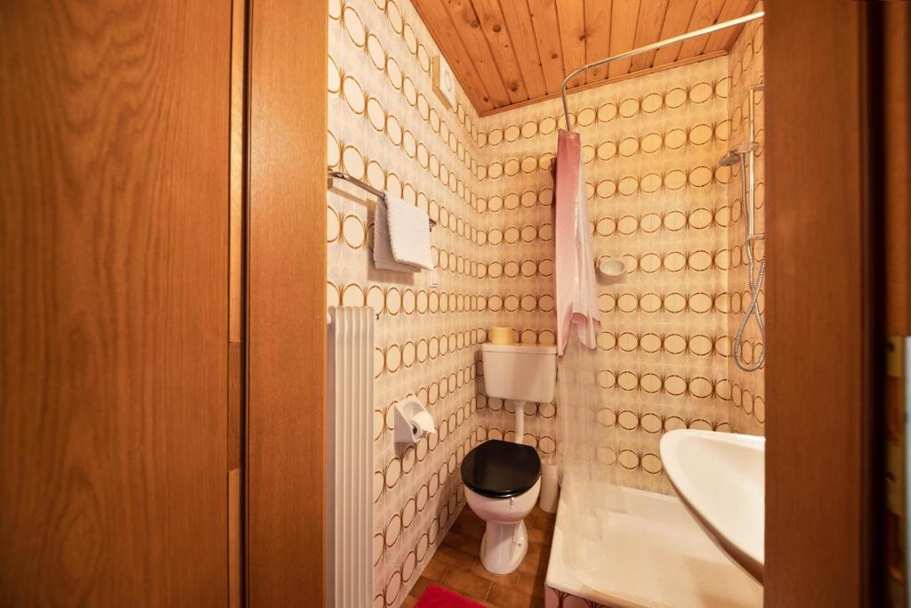 Kúpeľňa v ubytovaní Grödnerhof Almöhi