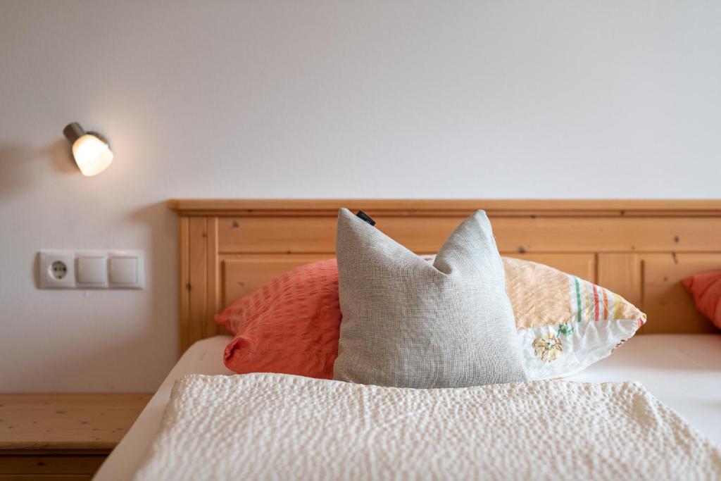 Postel nebo postele na pokoji v ubytování Haus Stolz