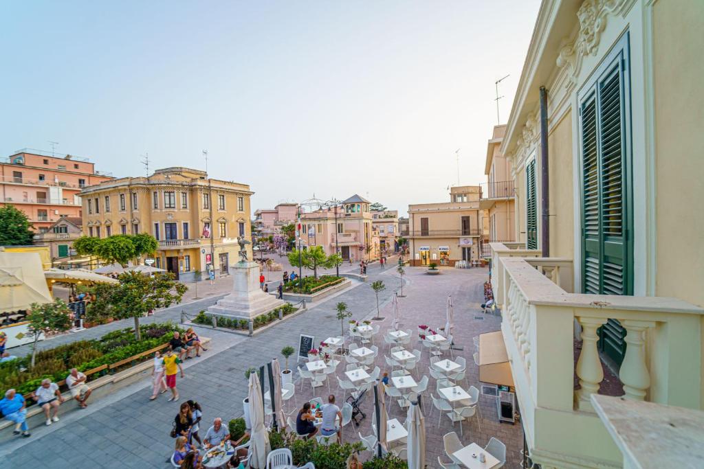 A general view of Tropea or a view of the city taken from a vendégházakat