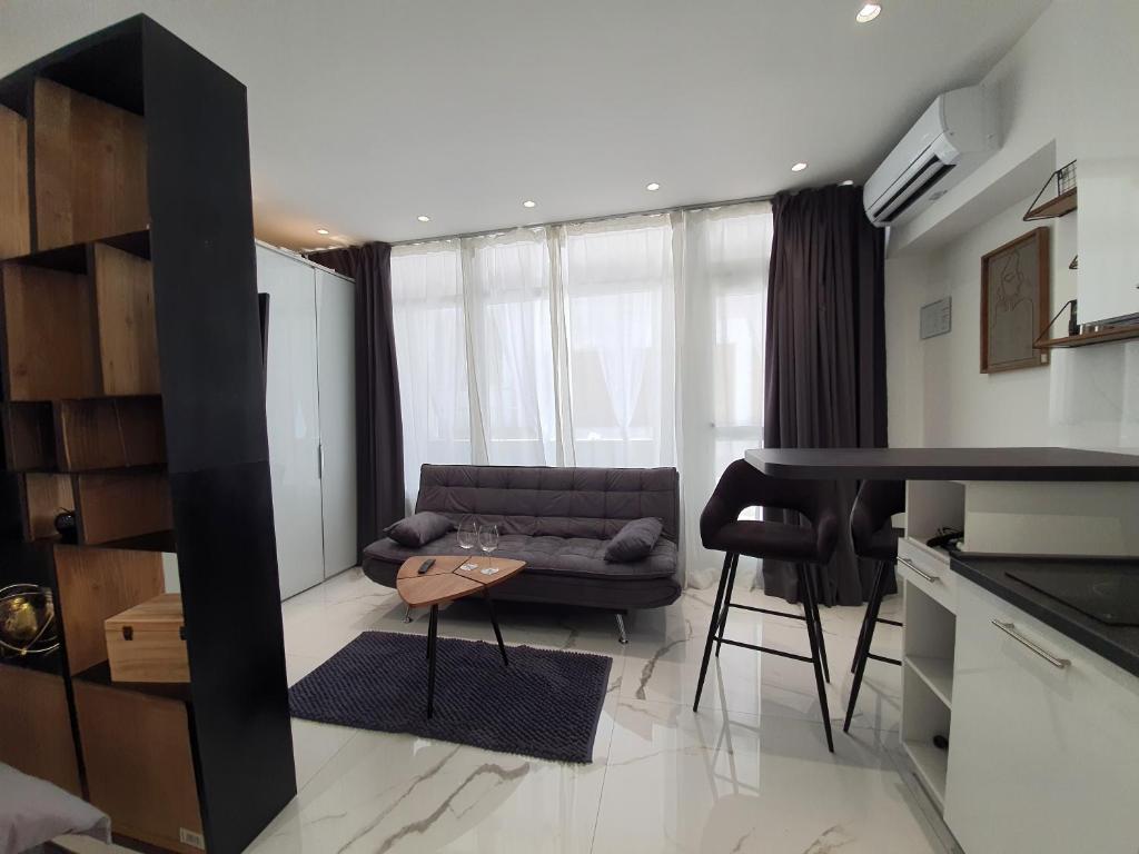 Posezení v ubytování Apartmani Lavin
