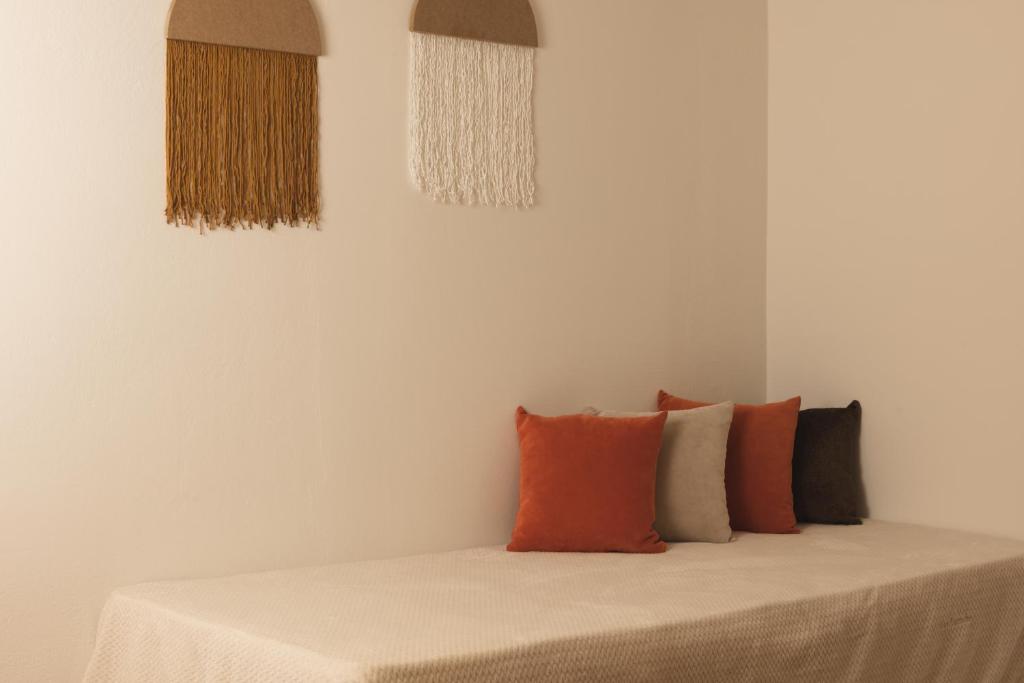 Postel nebo postele na pokoji v ubytování Adorno di Zante