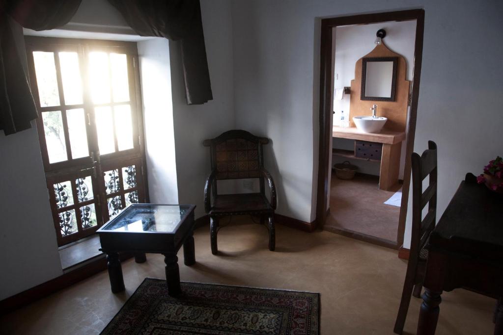 Posezení v ubytování Hiliki House