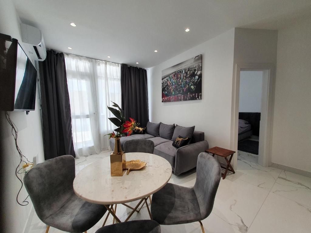 Posezení v ubytování Apartmani Lavin