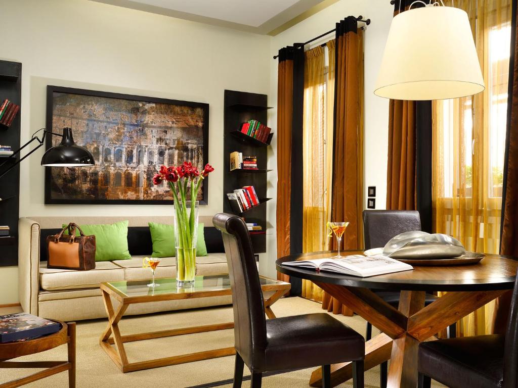 A seating area at Babuino 181 - Small Luxury Hotels of the World