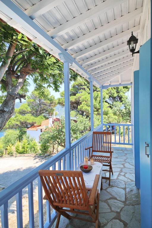 Balkon lub taras w obiekcie Anemi Studios