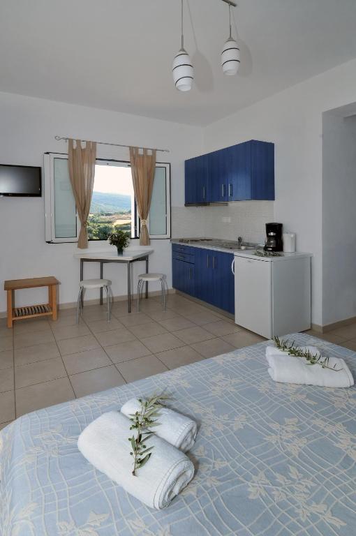 Kuchyň nebo kuchyňský kout v ubytování Elea Apartments