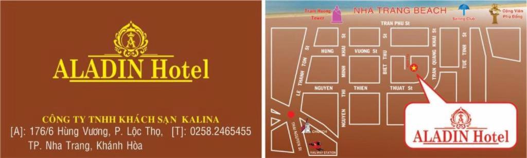 Chứng chỉ, giải thưởng, bảng hiệu hoặc các tài liệu khác trưng bày tại Aladin Hotel