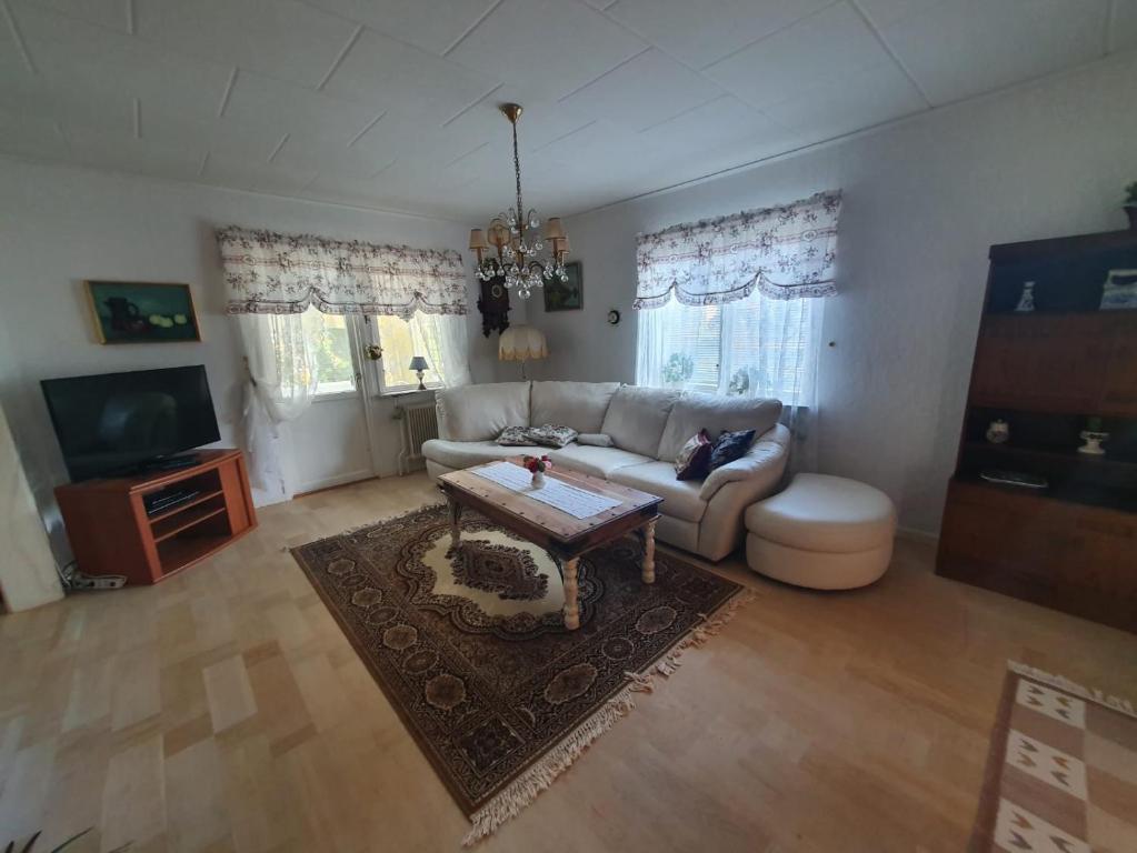 TV a/nebo společenská místnost v ubytování Holiday Home Småland