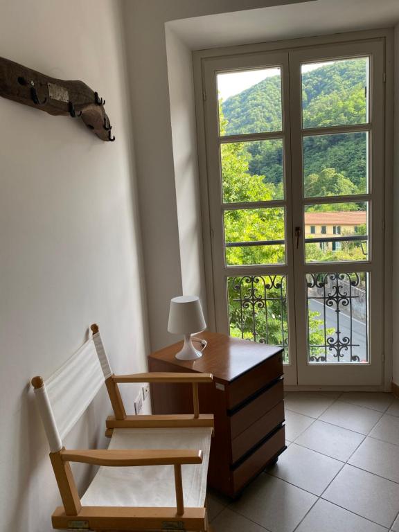 A balcony or terrace at Ostello Voltaggio
