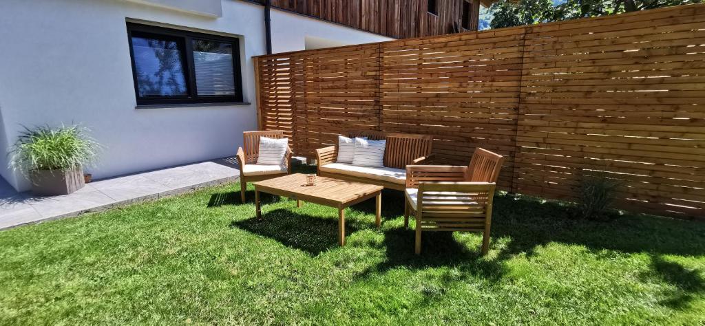 Zahrada ubytování Apart Pair im Dorf