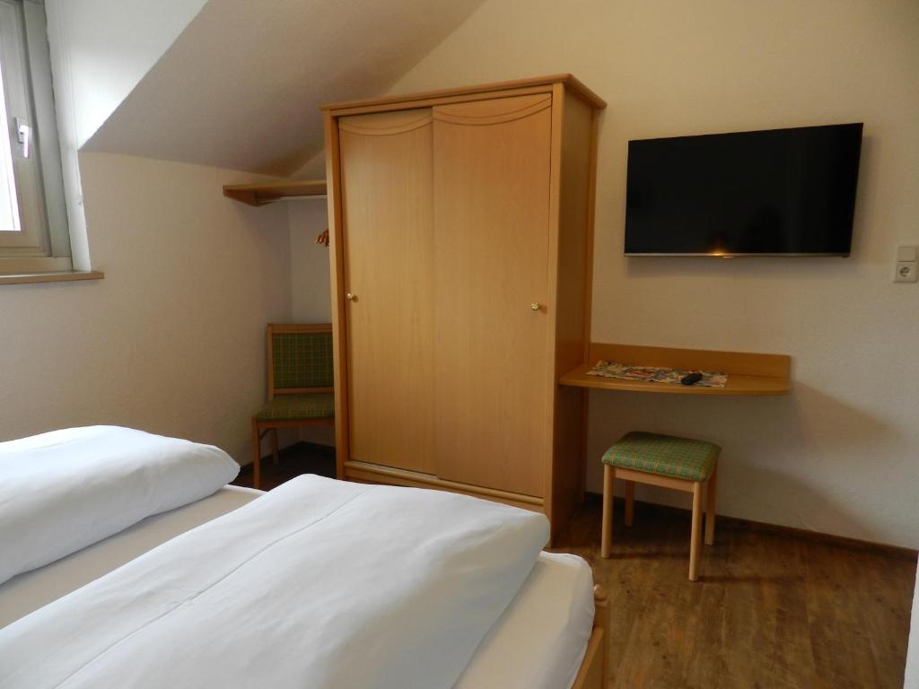 Postel nebo postele na pokoji v ubytování Das Edelweiss