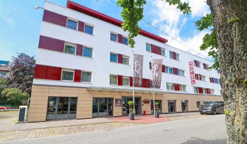 a rendering of the front of a hotel at Hotel Haverkamp in Bremerhaven