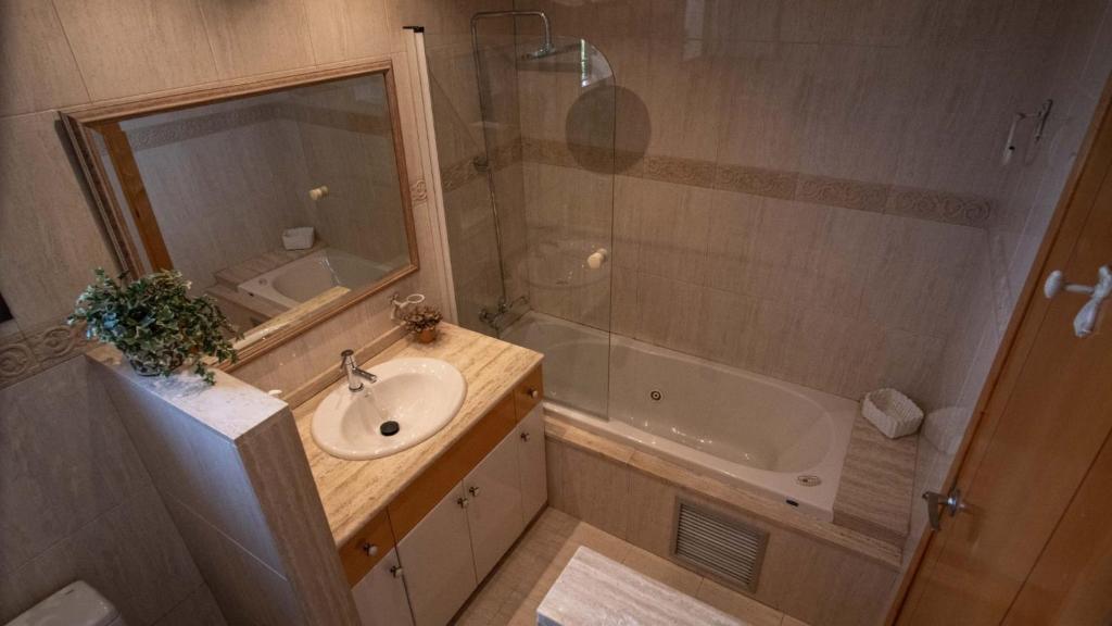Koupelna v ubytování Casa MUNDOVALENCIA
