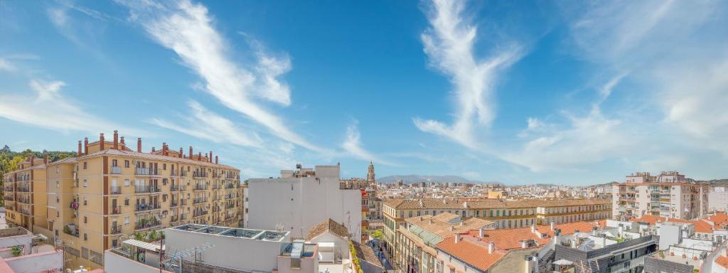 Výhľad na mesto Malaga alebo výhľad na mesto priamo z apartmánu