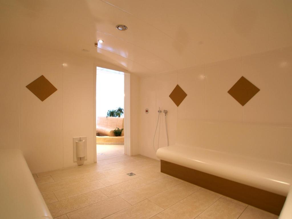 Koupelna v ubytování Hotel Röck Garni