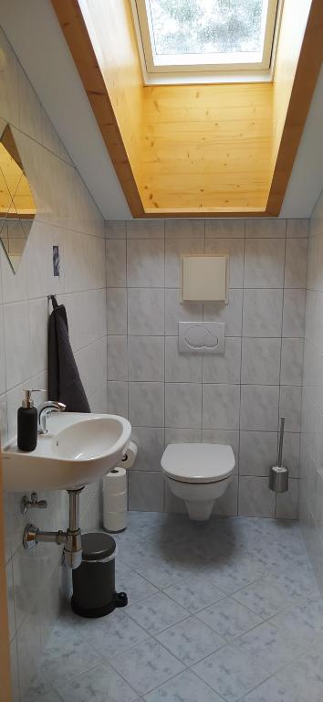 Koupelna v ubytování Apartments Köhlbichler