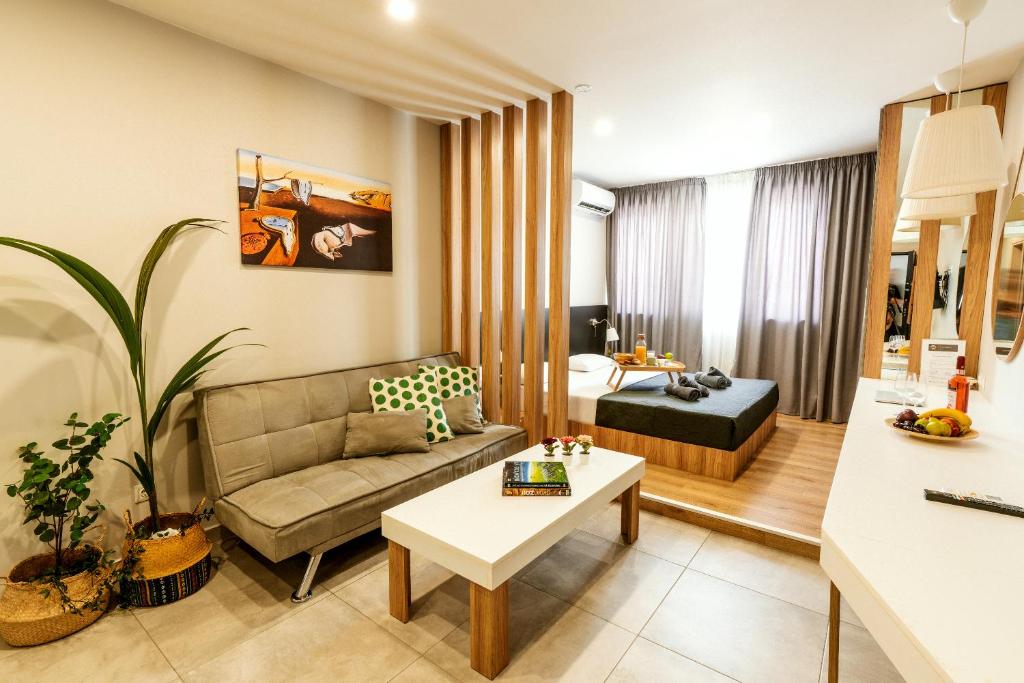 Posezení v ubytování Unique Experience Apartment’s