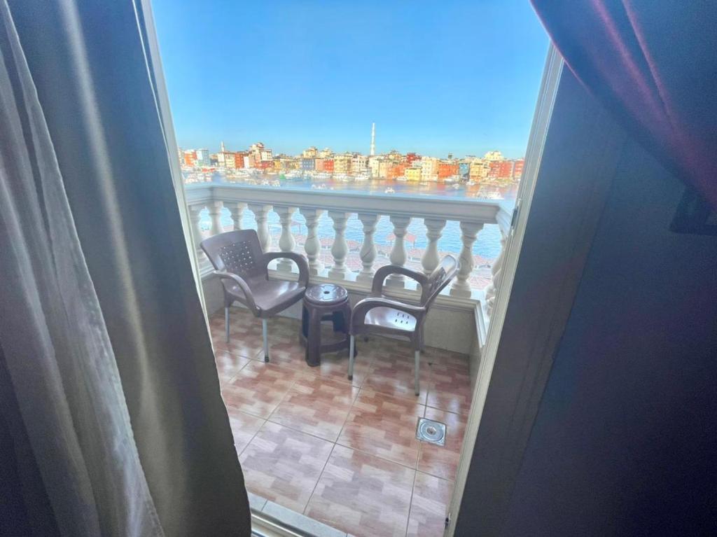 Balkón nebo terasa v ubytování Omar Elkhaiam Hotel