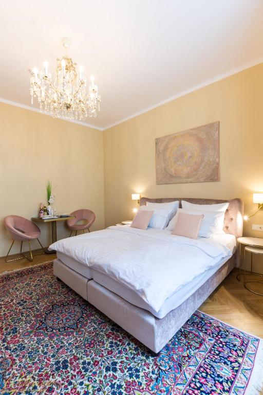 Posteľ alebo postele v izbe v ubytovaní Parkview Boutique Apartments