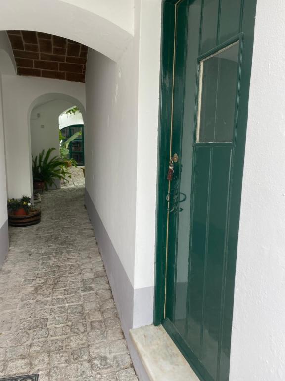 A fachada ou entrada em Casa do Menino Jesus