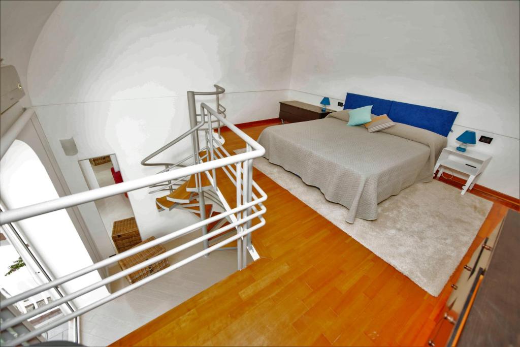 Łóżko lub łóżka w pokoju w obiekcie Casa Margherita,Positano