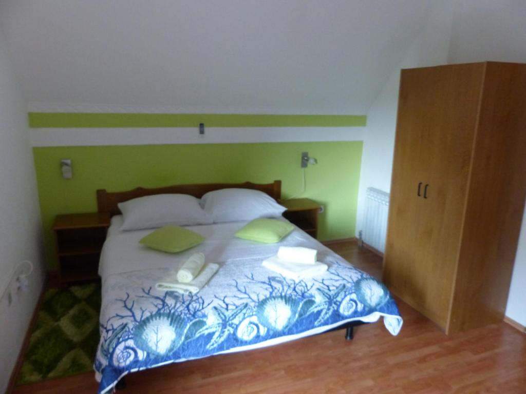Postel nebo postele na pokoji v ubytování House Plitvice