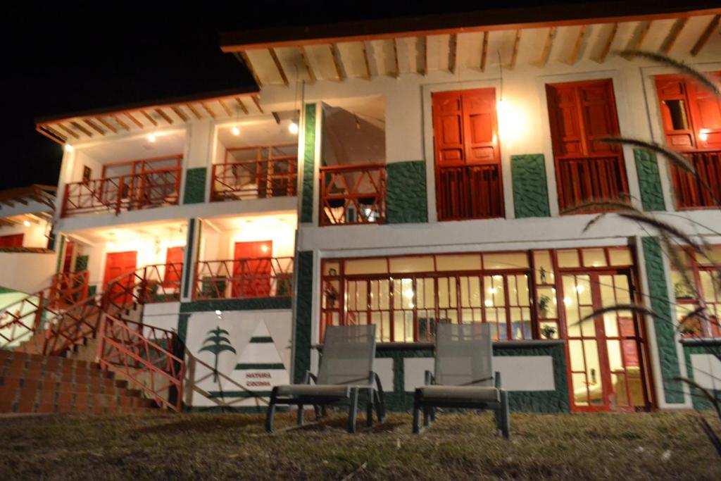 Balkón nebo terasa v ubytování Hotel Natura Cocora