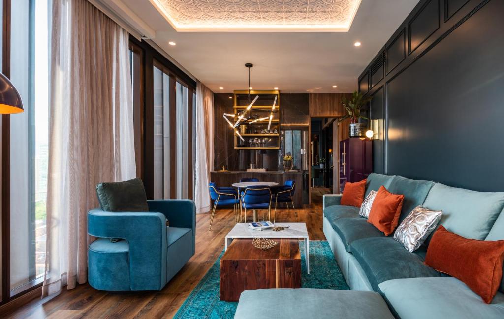 Posezení v ubytování Hotel Marquee Medellín