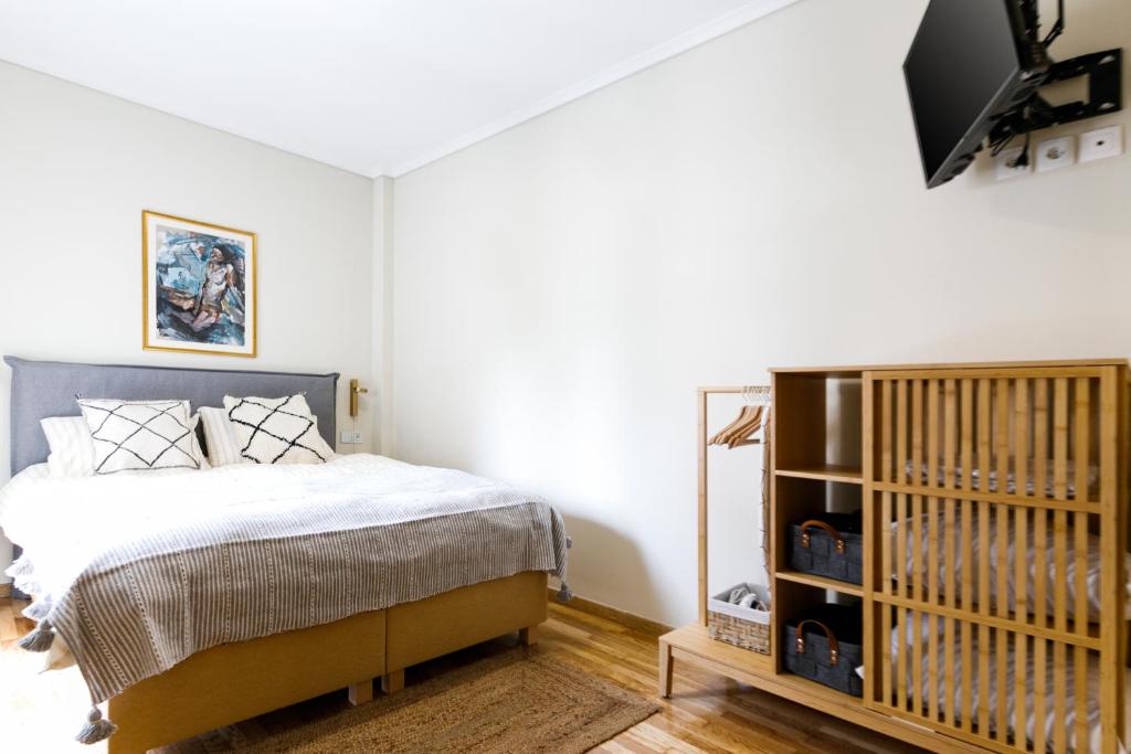 Łóżko lub łóżka w pokoju w obiekcie LUXURY #B by OTOTO