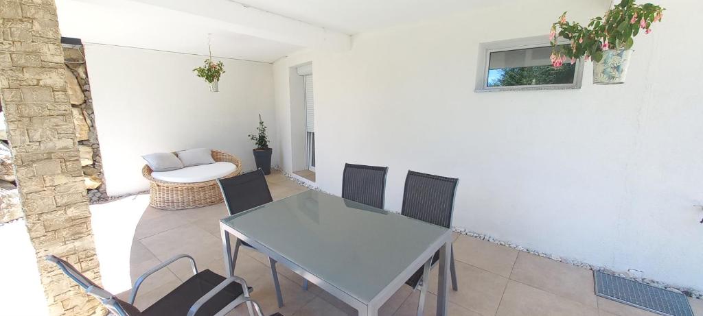 A seating area at Apartment SeeYou