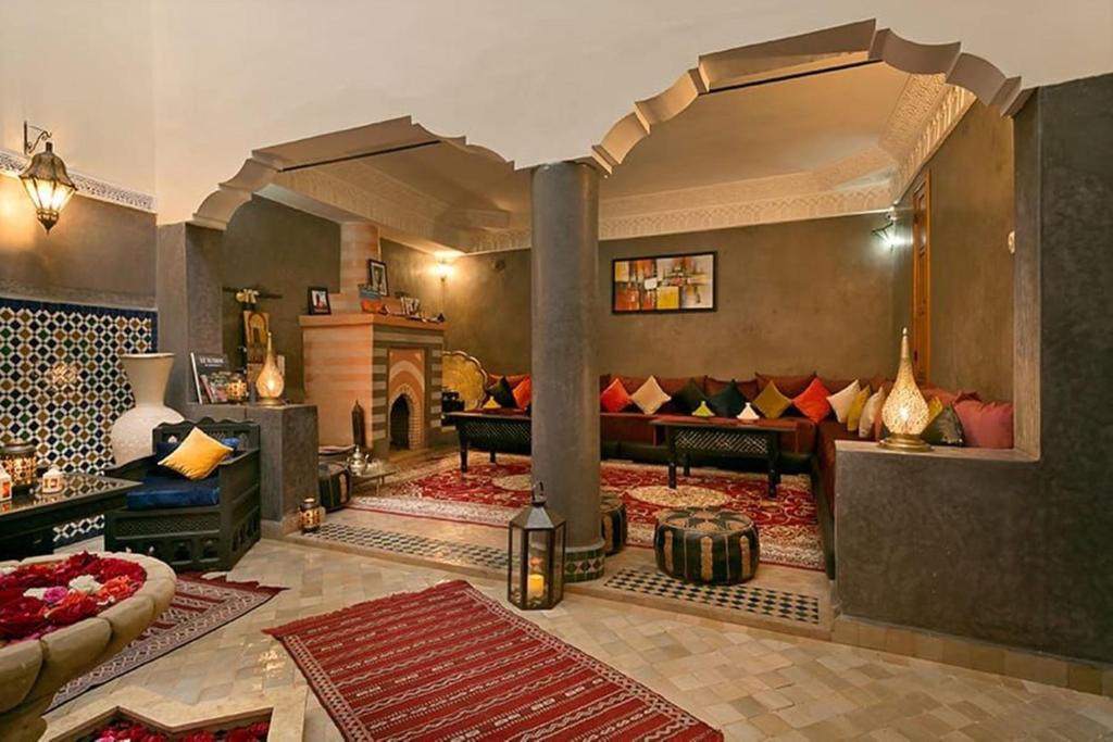Posezení v ubytování Arabian Riad Marrakech