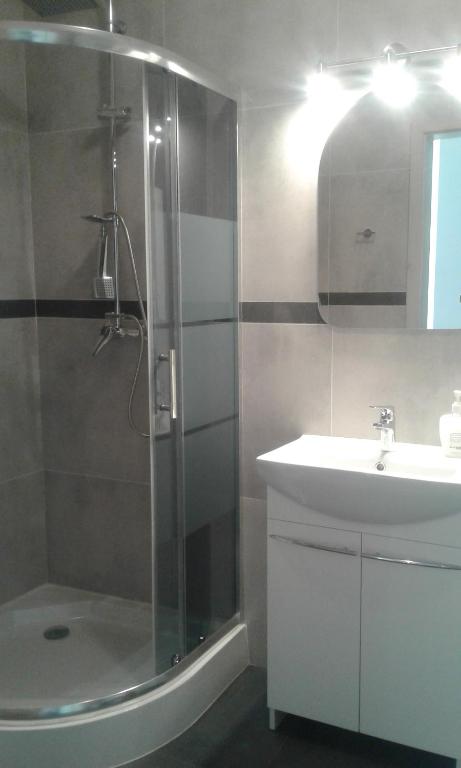Kúpeľňa v ubytovaní Apartament Ruczaj 2