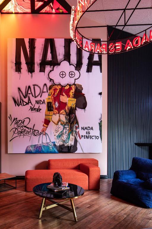 Posezení v ubytování Casa Nada Hotel