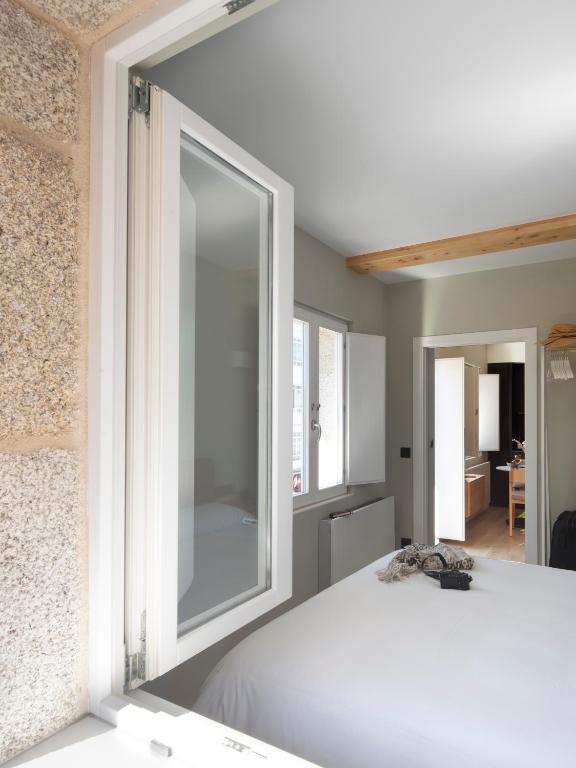 Postel nebo postele na pokoji v ubytování Casa das Trabancas