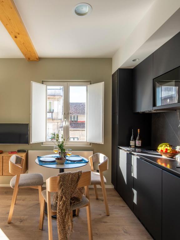 Kuchyň nebo kuchyňský kout v ubytování Casa das Trabancas