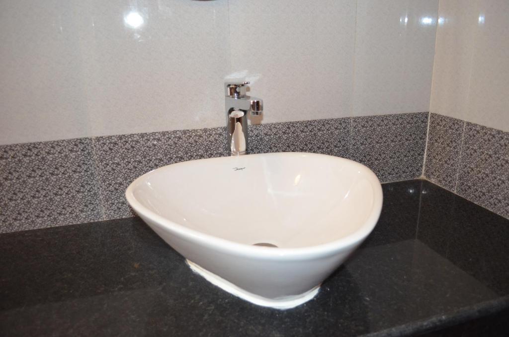 Koupelna v ubytování Hotel Amaryllis
