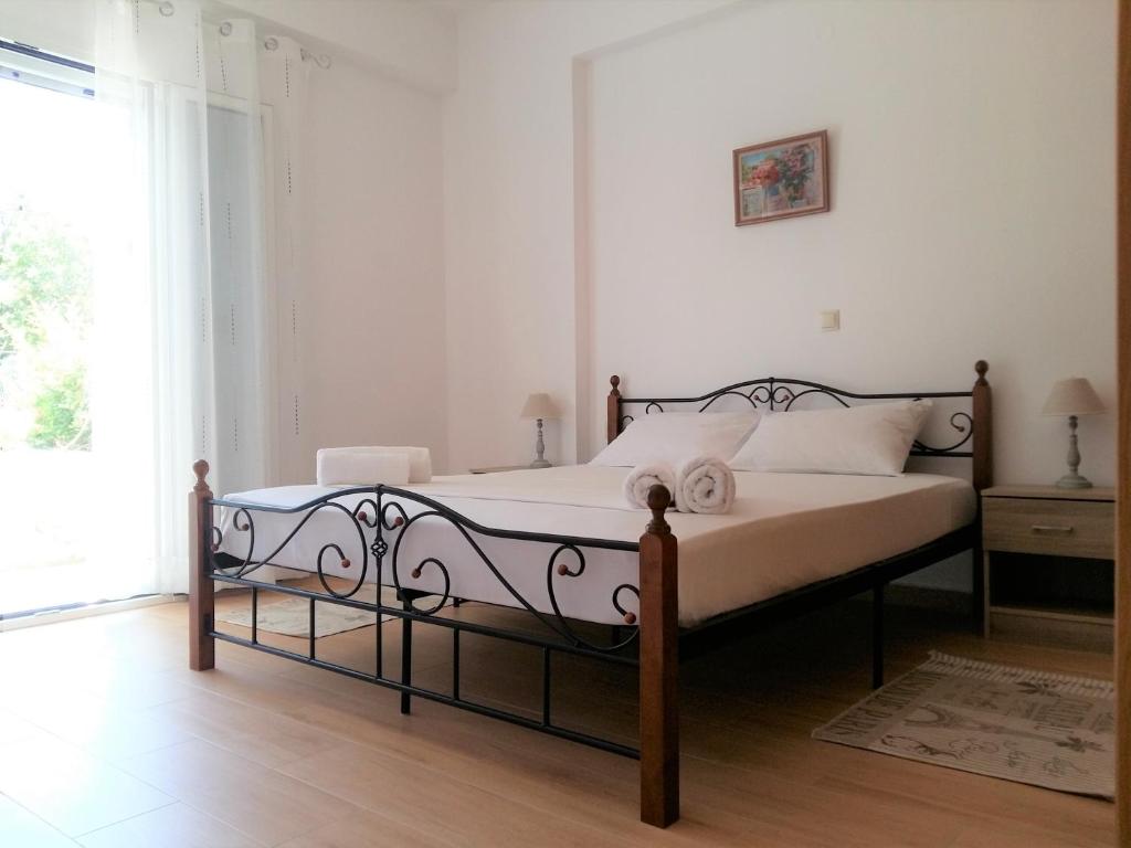 Postel nebo postele na pokoji v ubytování Lounge House