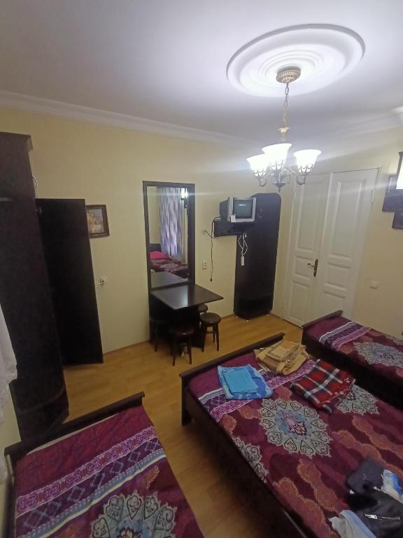 Postel nebo postele na pokoji v ubytování TJ+ Hostel
