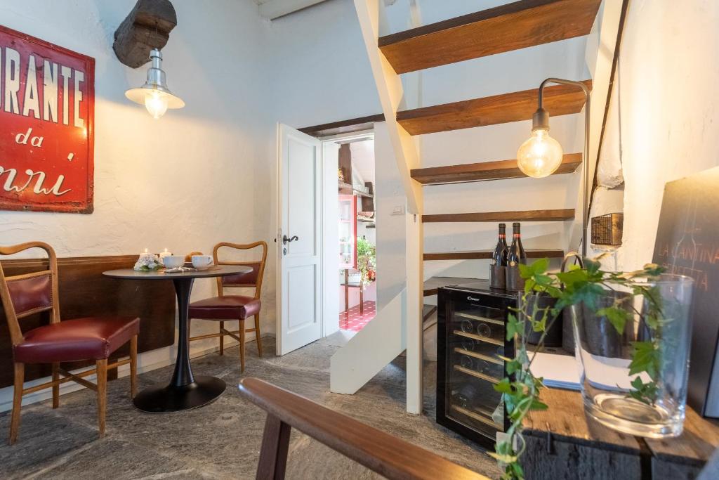 Reštaurácia alebo iné gastronomické zariadenie v ubytovaní La Civera - Nesso Lake Como by Rent All Como