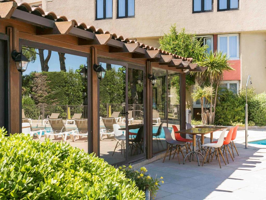 Zahrada ubytování ibis Avignon Sud