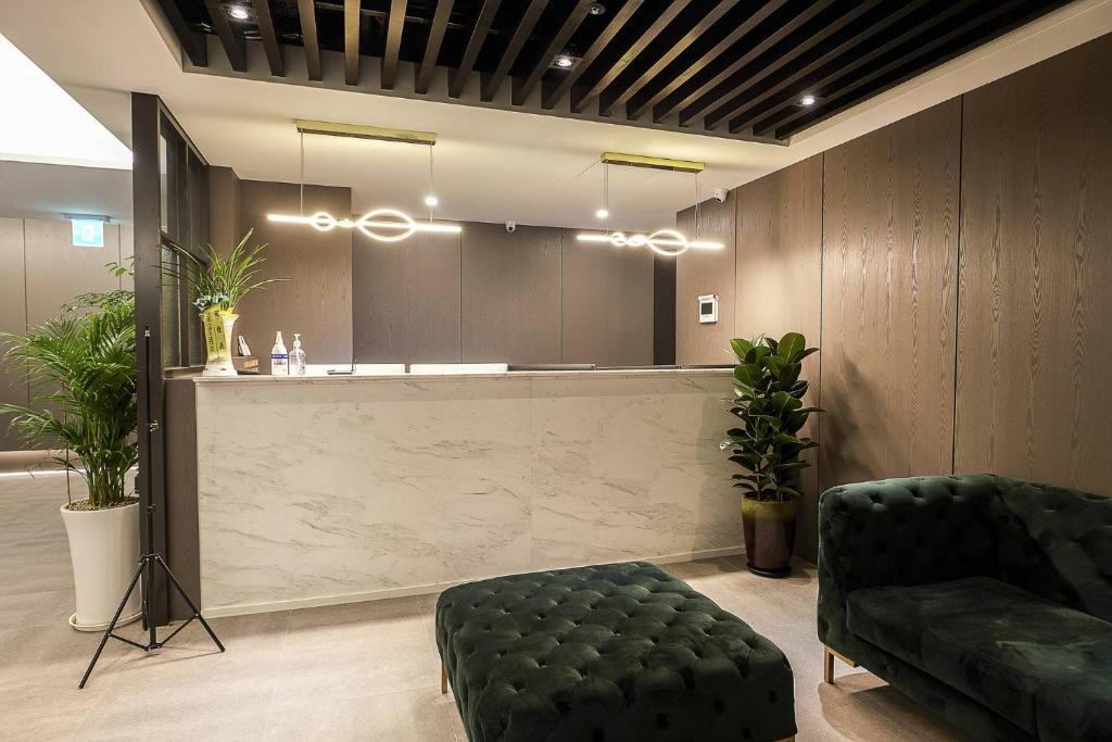 Posezení v ubytování Namyangju Aone Hotel