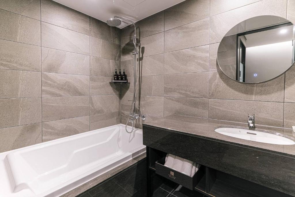 Koupelna v ubytování Namyangju Aone Hotel