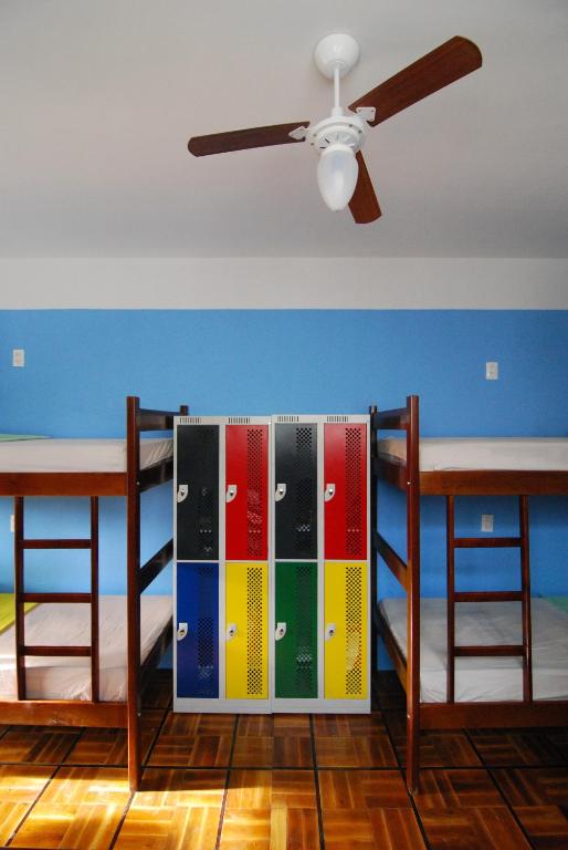 Refugio Hostel Fortalezaにあるベッド