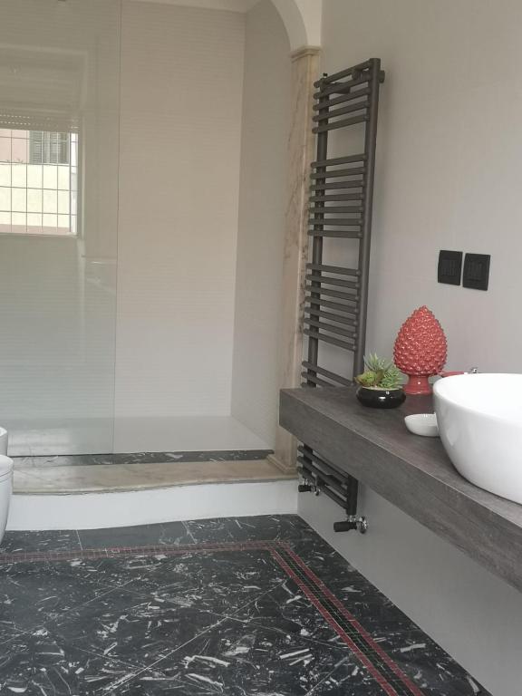 Koupelna v ubytování Residenza Donnafugata B&B