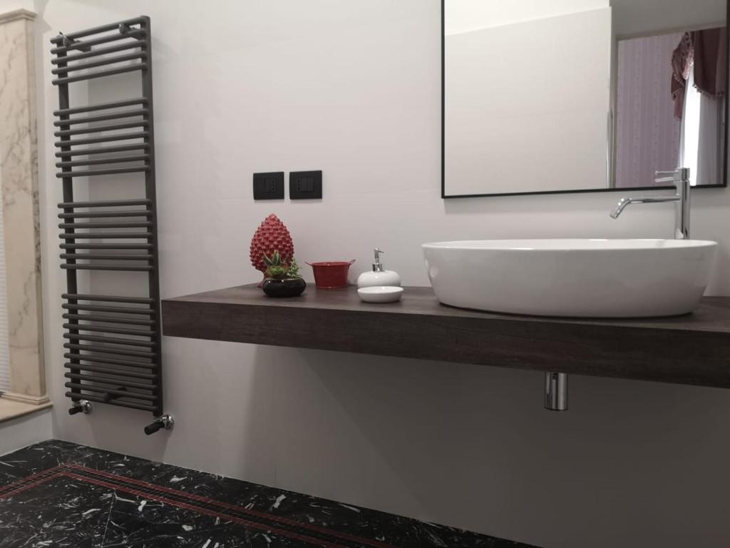 Koupelna v ubytování Residenza Donnafugata B&B