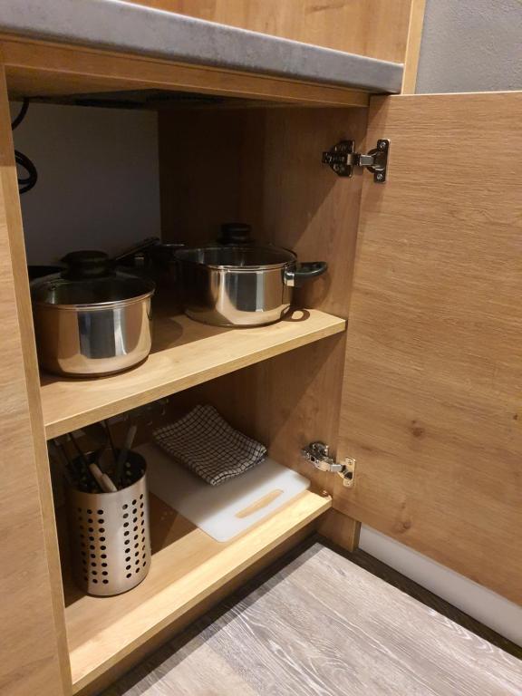 Kuchyňa alebo kuchynka v ubytovaní Apartamenty Polonia Mrągowo